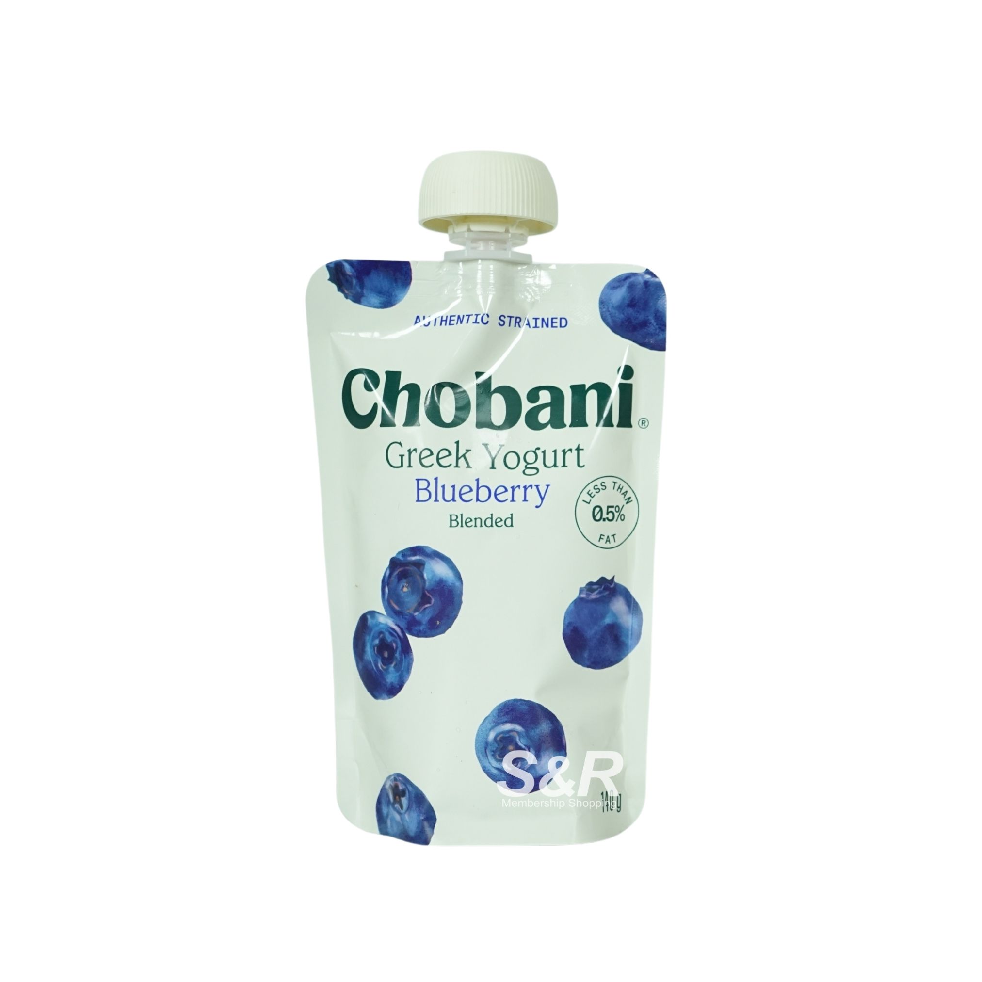 Chobani Blueberry Greek Yogurt Pouch 140g Chobani Blueberry Greek Yogurt Pouch 140g